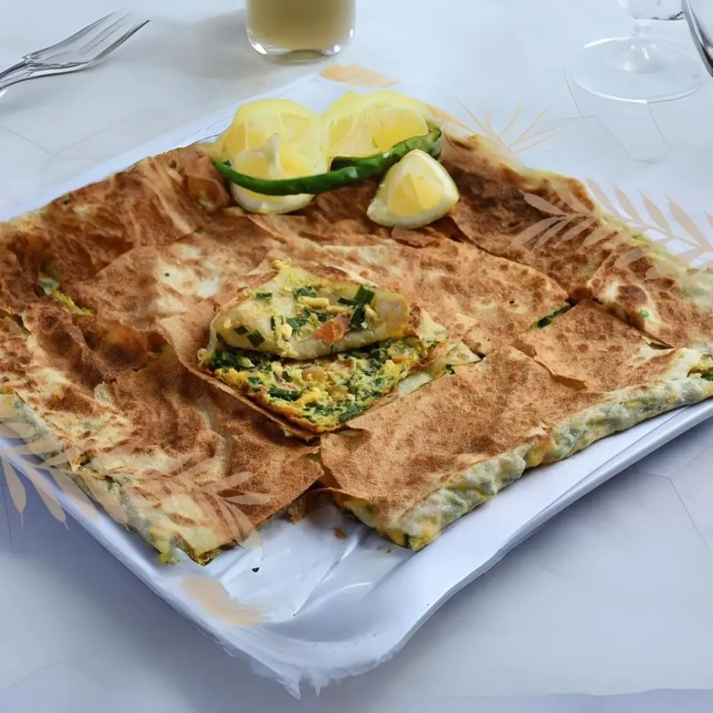 Salty Vegetables And Meat Mutabbaq